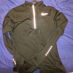 Nike running long sleeve 3/4 zip up